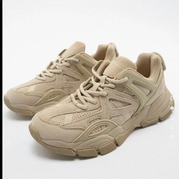 Zara Shoes Zara Combination Running Sneakers Poshmark